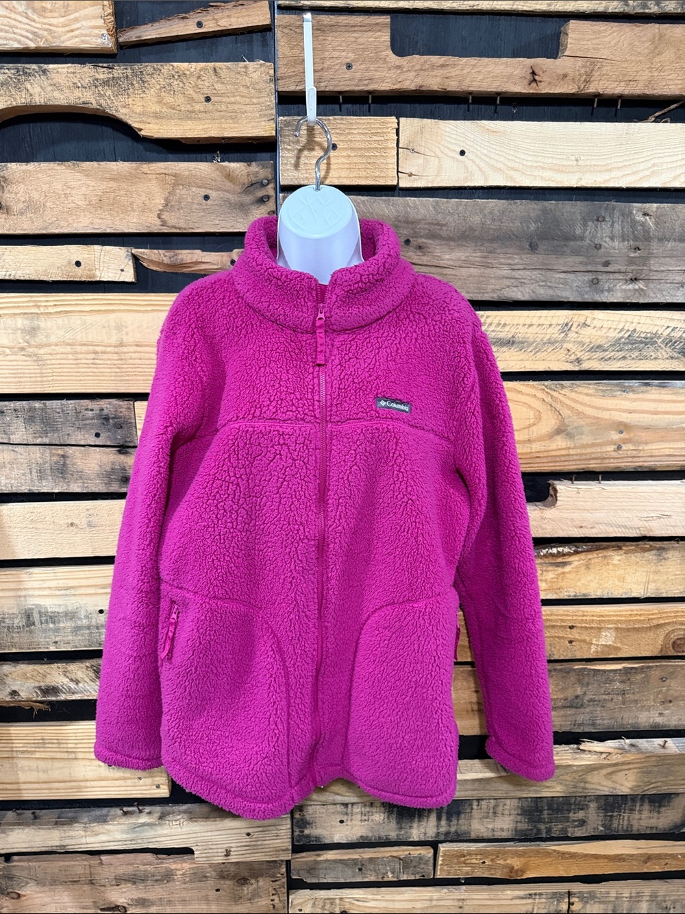 Columbia Women's High Pile Sherpa West Bend Full Zip Fleece Teddy Jacket XL